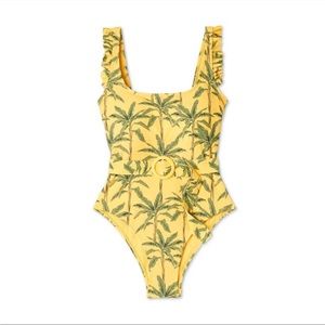Agua Bendita c Target Large Palm Print One Piece
